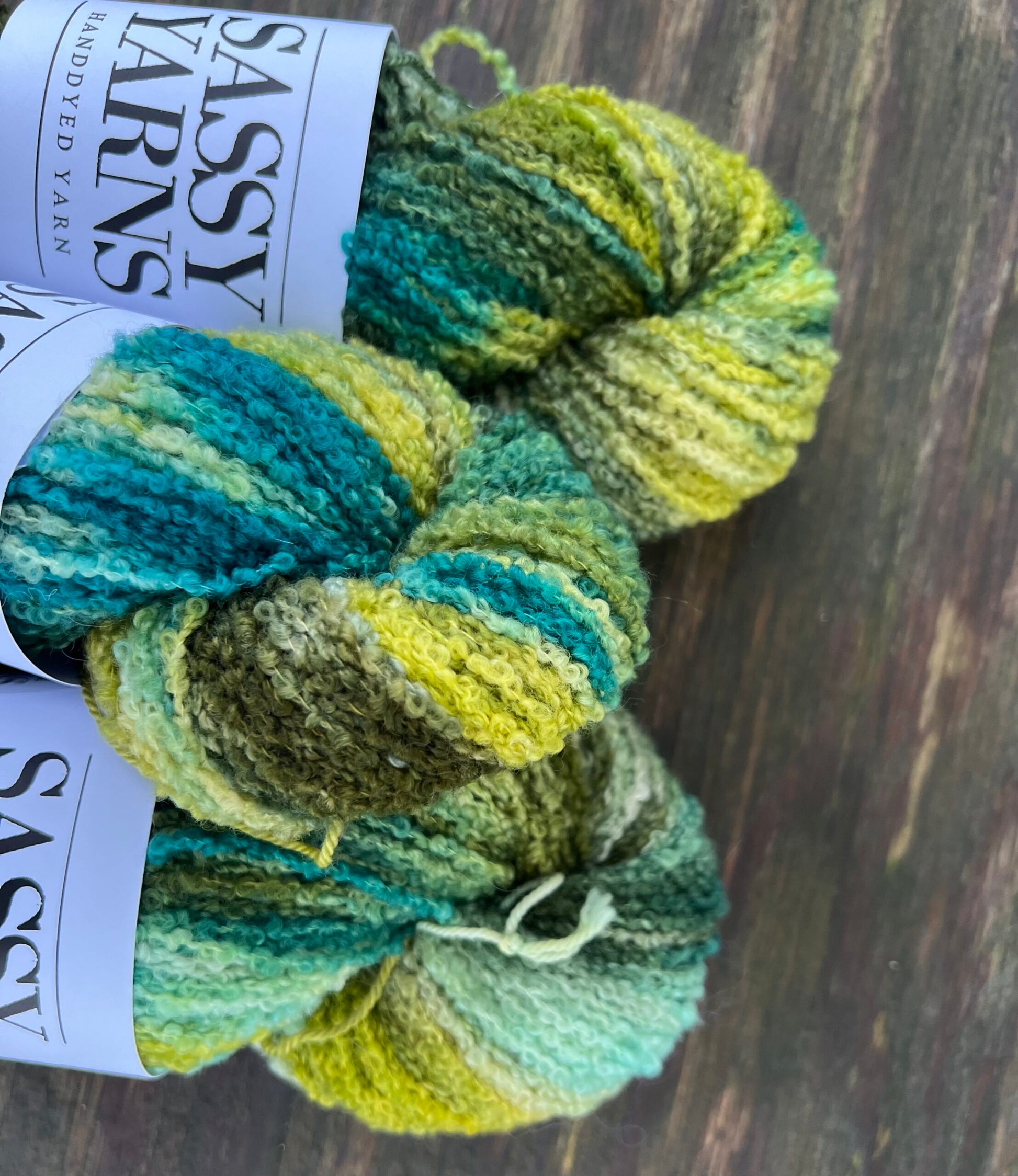 Merino Boucle - Skov - View 2
