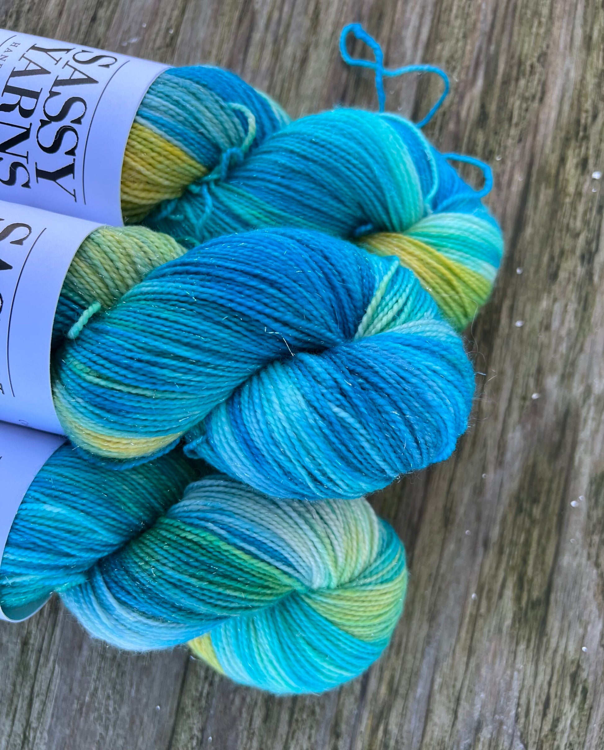 Merino Sølv Glitter Sock - Kaj - View 2