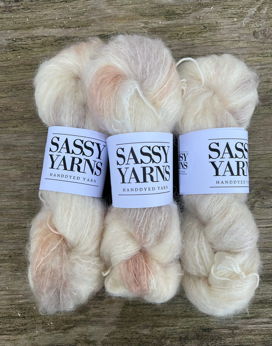 Chunky/fed Mohair - Strandskaller