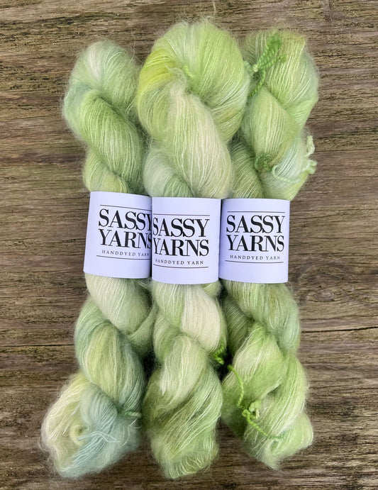 Kid silk mohair - Lys grøn