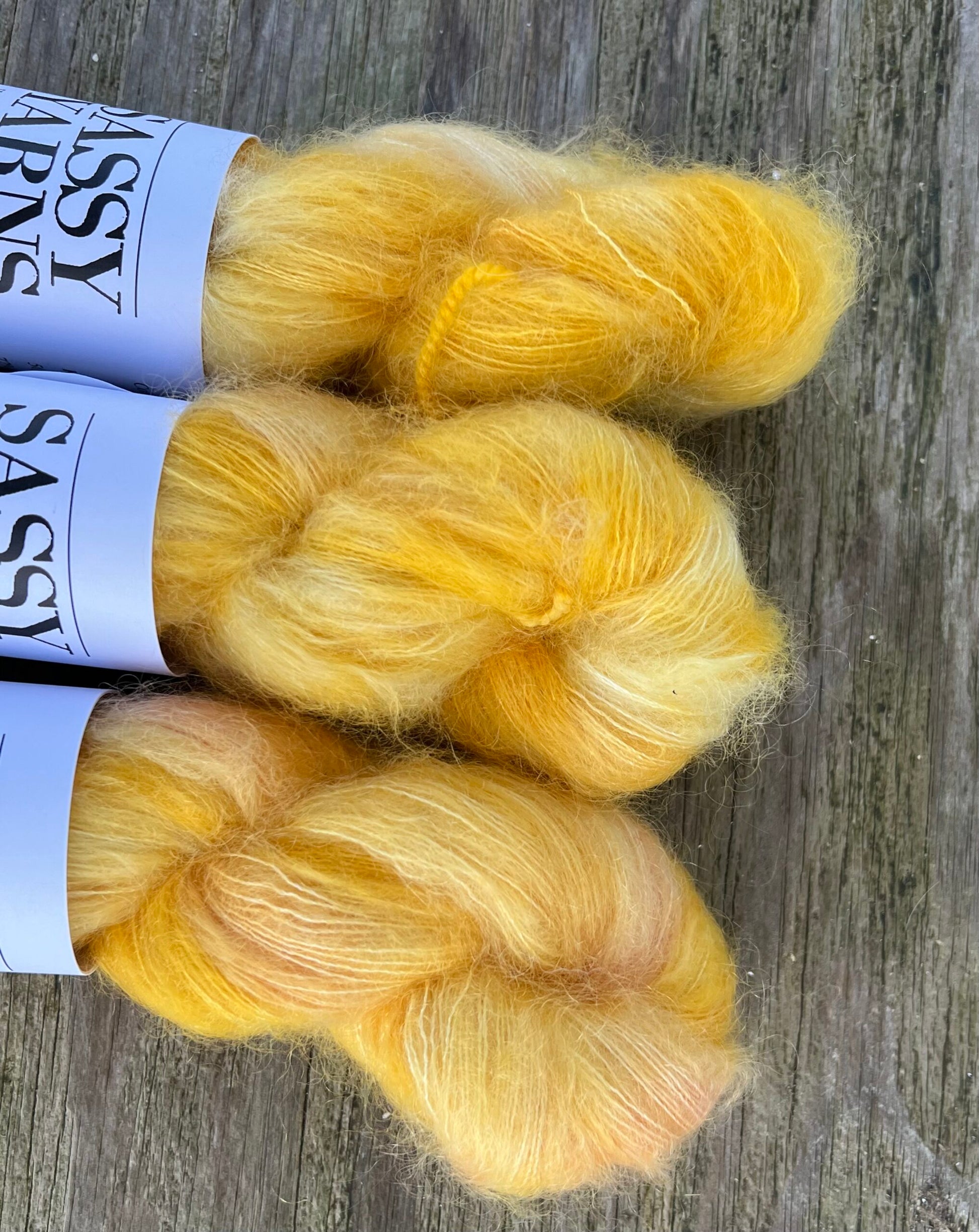 Kid silk mohair - Solskin - View 2