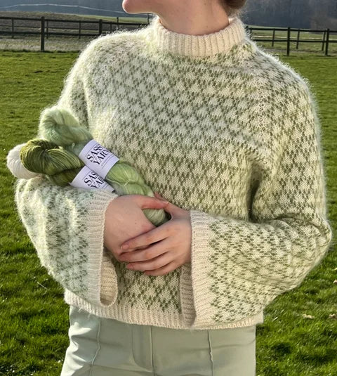 SPOT SWEATER AF ANNE VENTZEL - GRØN