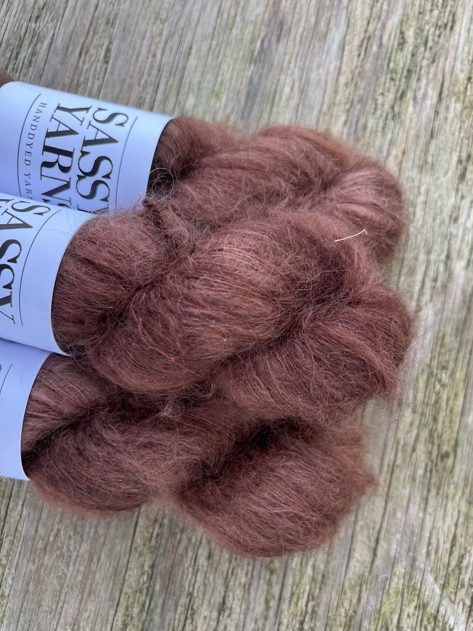 Kid silk mohair - Chokolade - View 2
