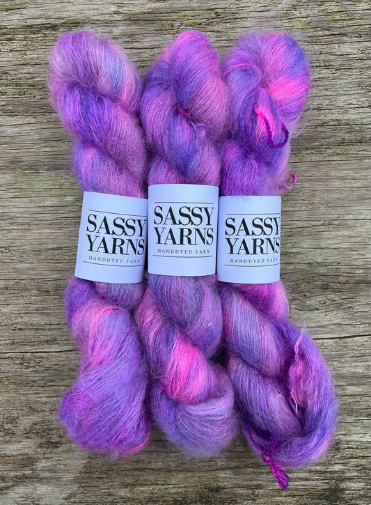 Kid silk mohair - Pæoner