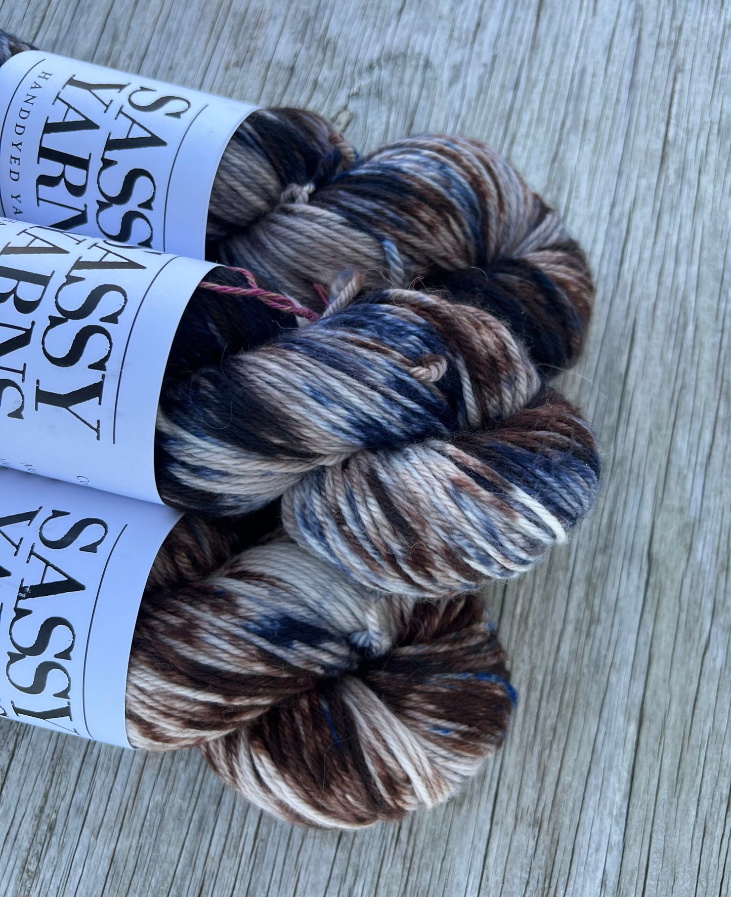 Merino DK - Blå/brun - View 2