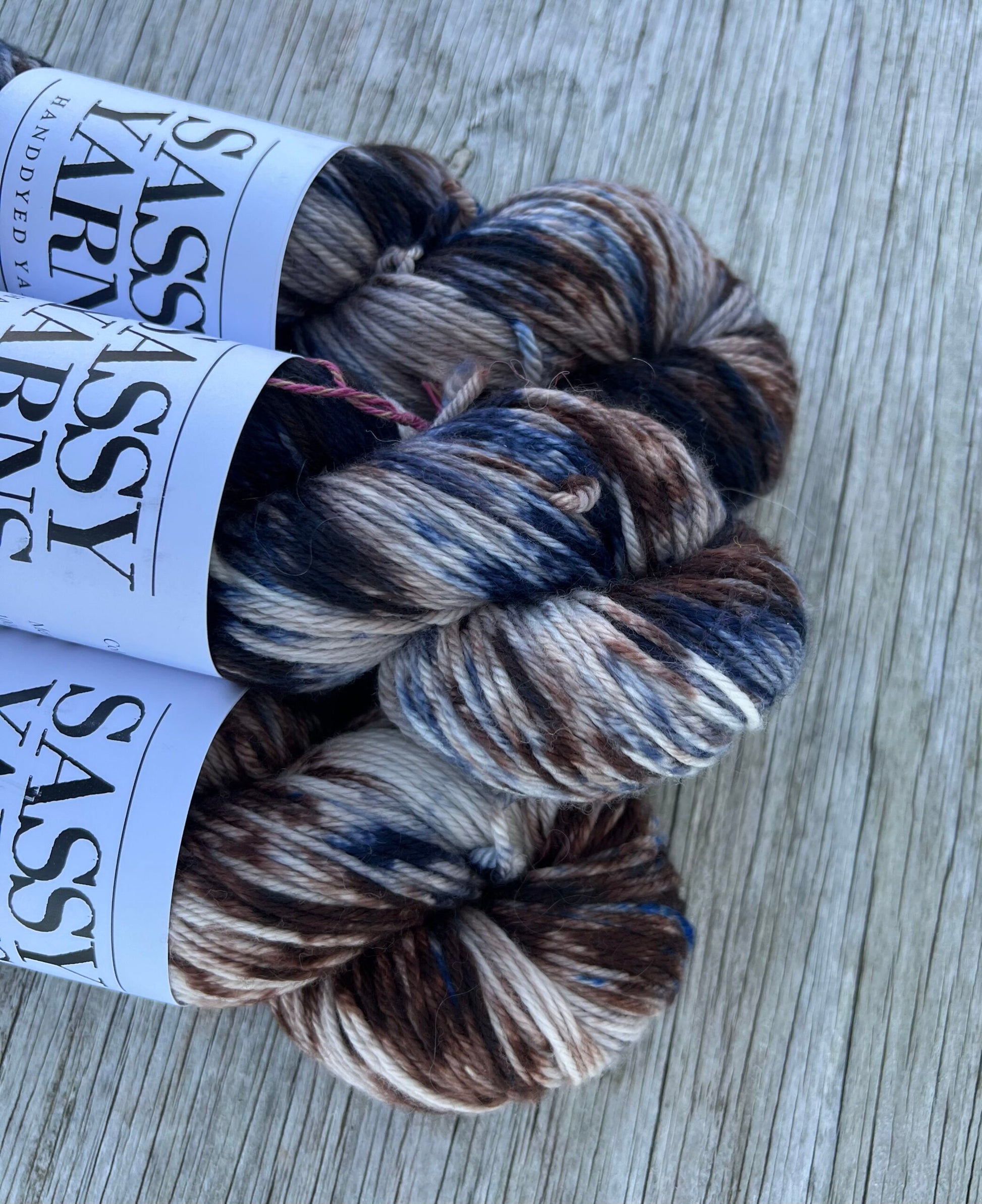 Merino DK - Blå/brun - View 2