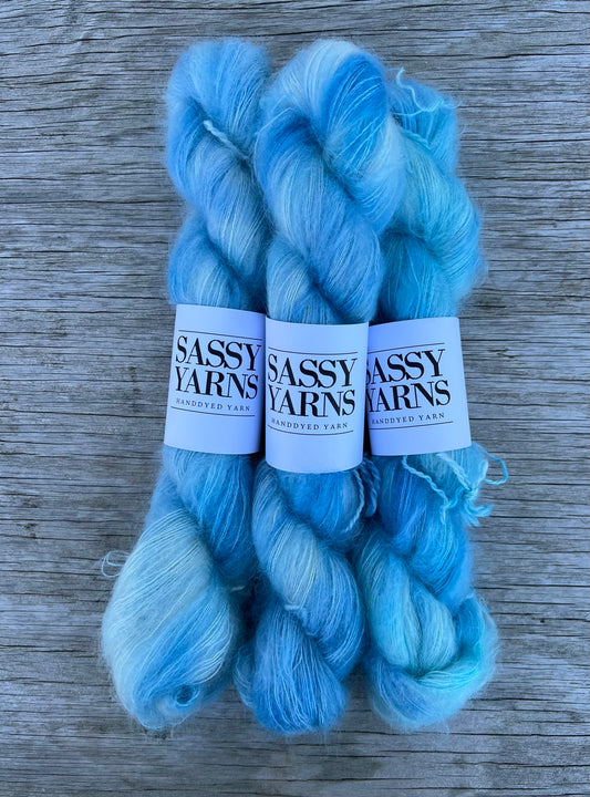 Kid silk mohair -Kumulus