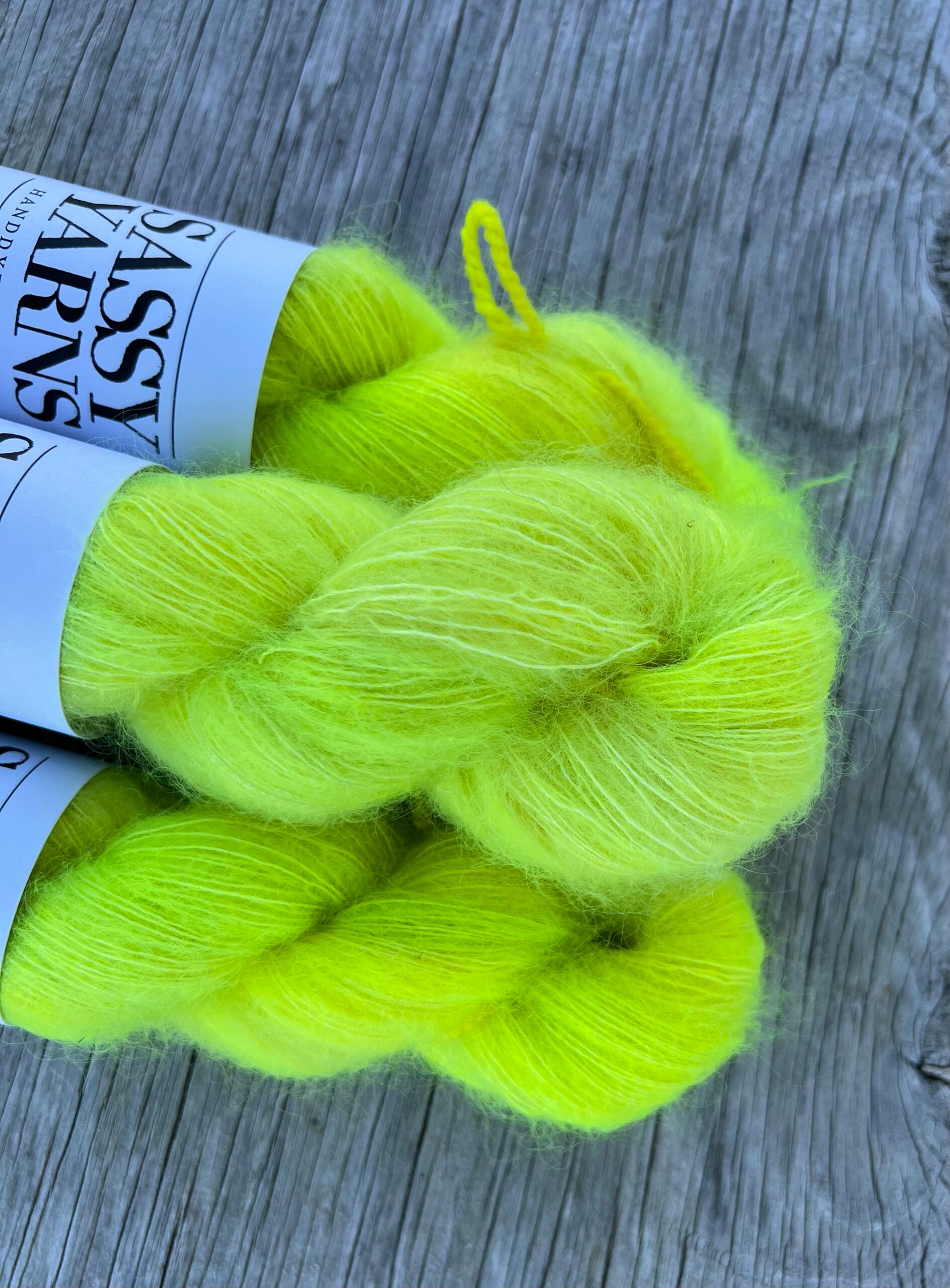 Kid silk mohair - Citrus - View 2