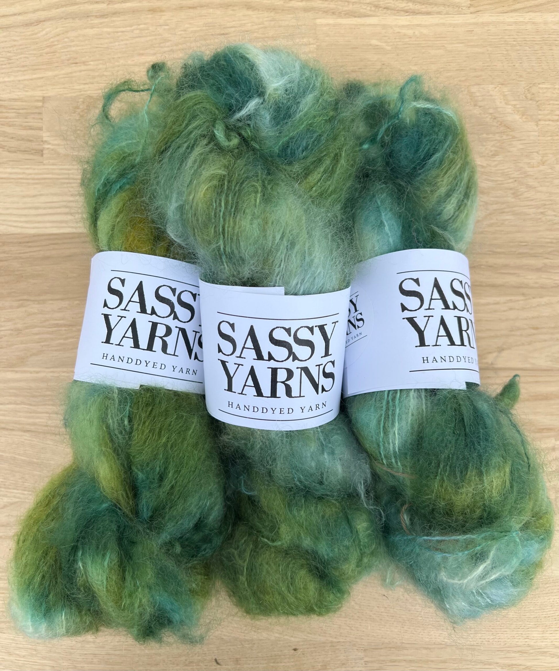 Chunky/fed Mohair - Søgræs