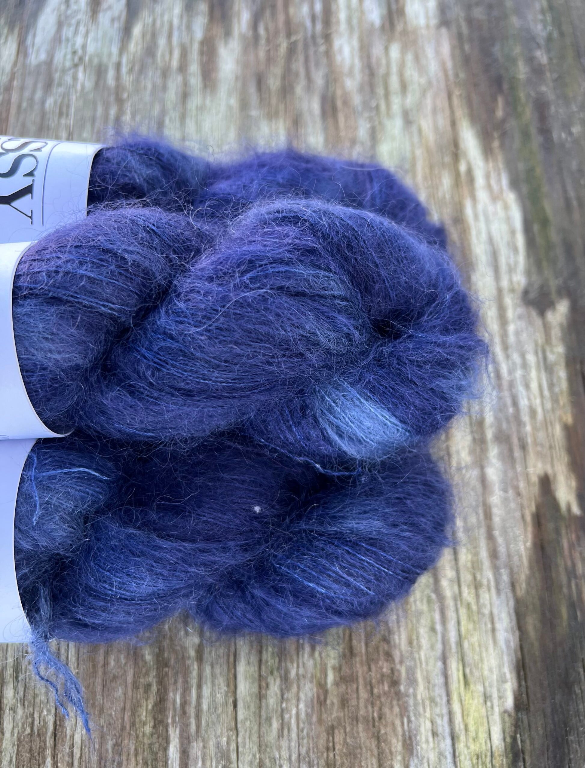 Kid silk mohair - Navy - View 2