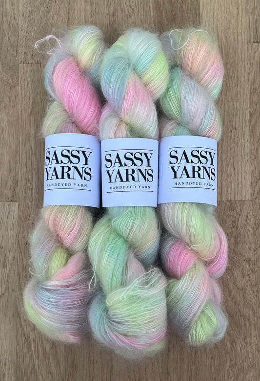 Kid silk mohair - Enhjørninge Prutter