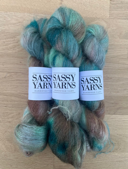 Kid silk mohair - Havskildpadde