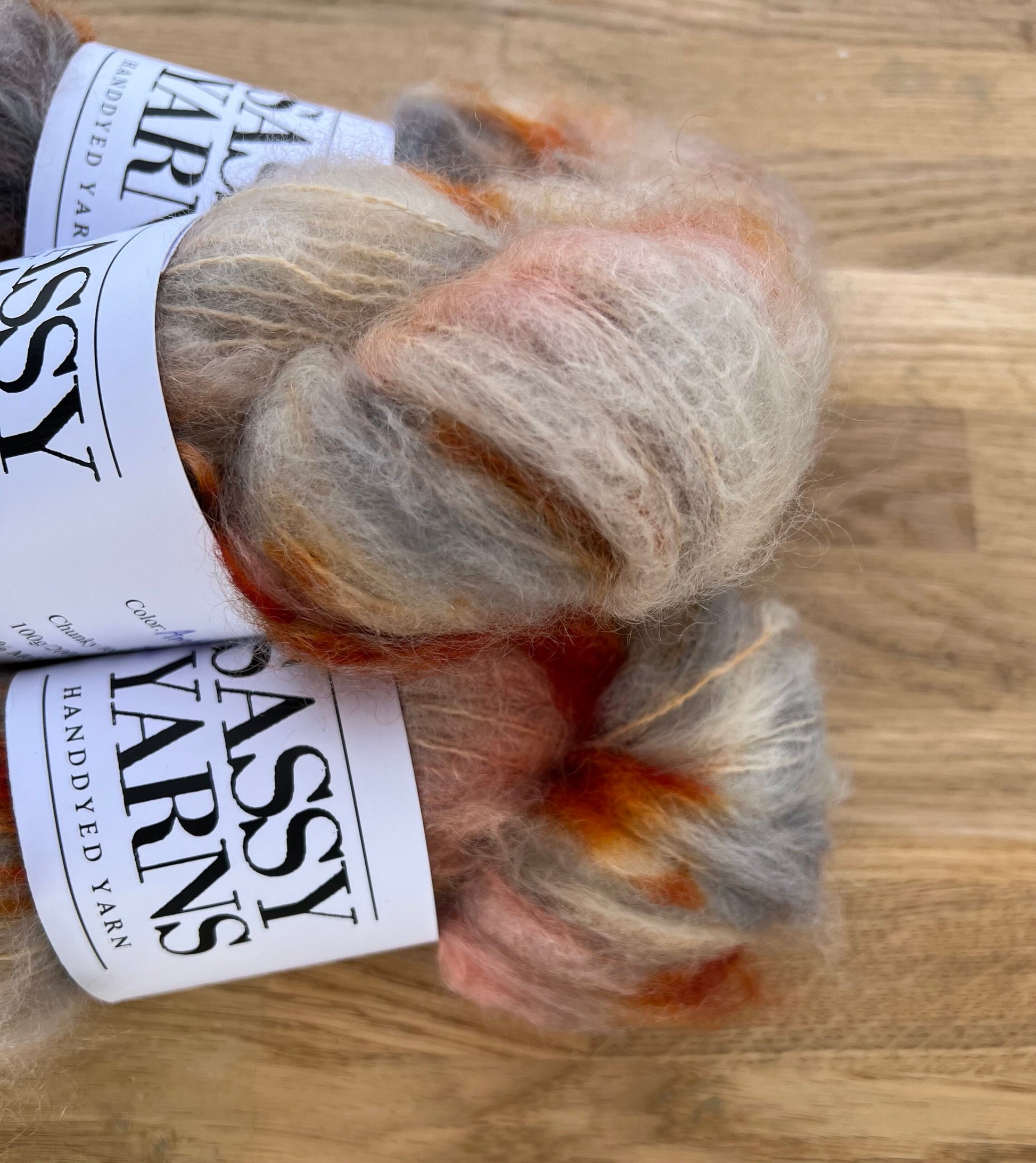 Chunky/fed Mohair - Amber - View 2