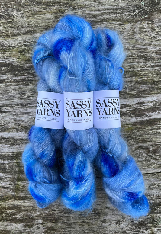 Kid silk mohair - Isdronningen