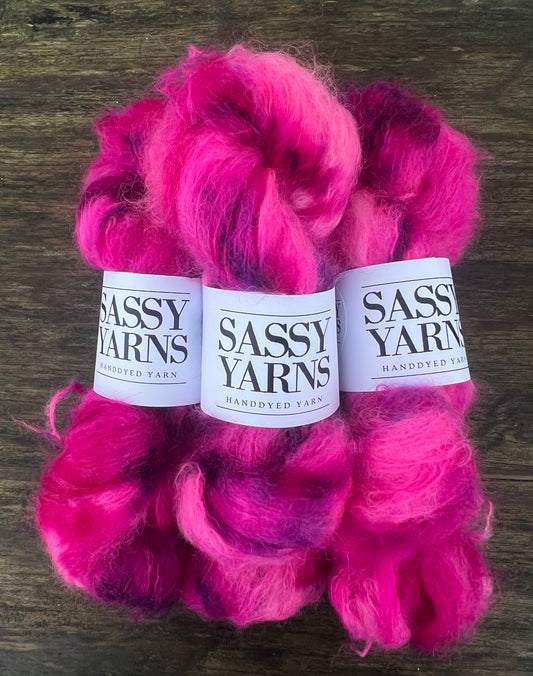 Chunky/fed Mohair - Magenta