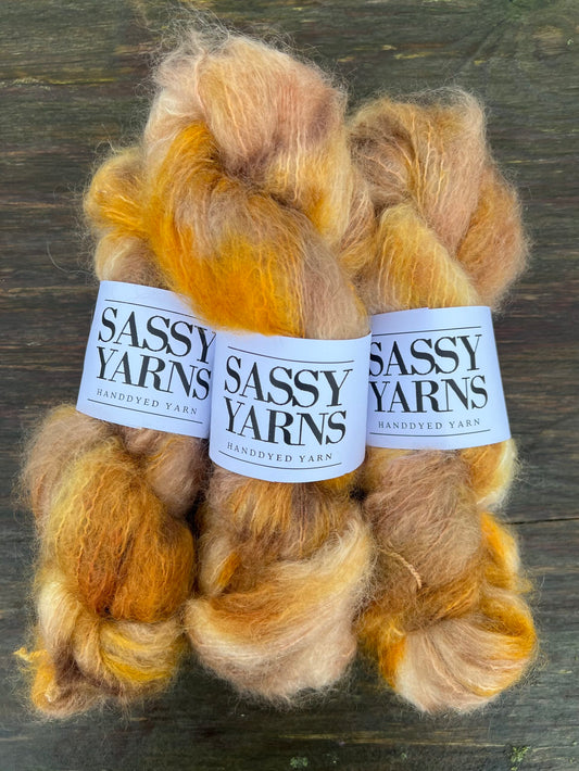 Chunky/fed Mohair - Honning Bjørn