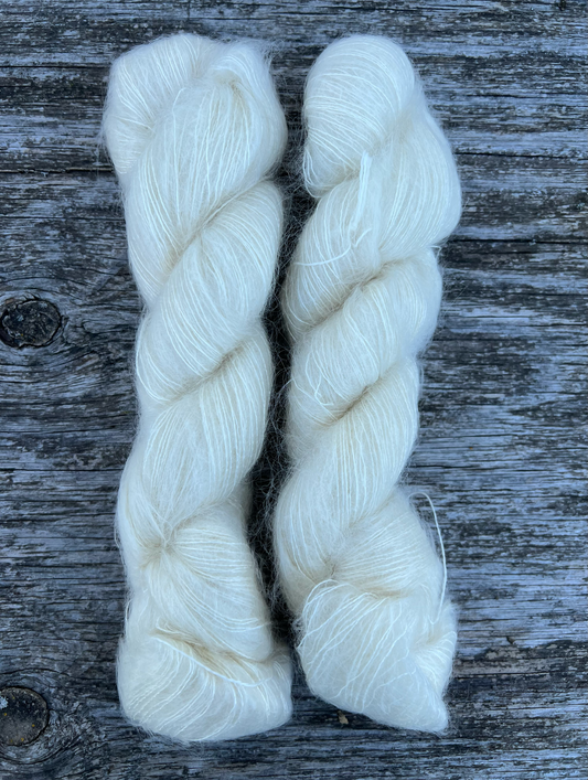 Kid silk mohair - ufarvet