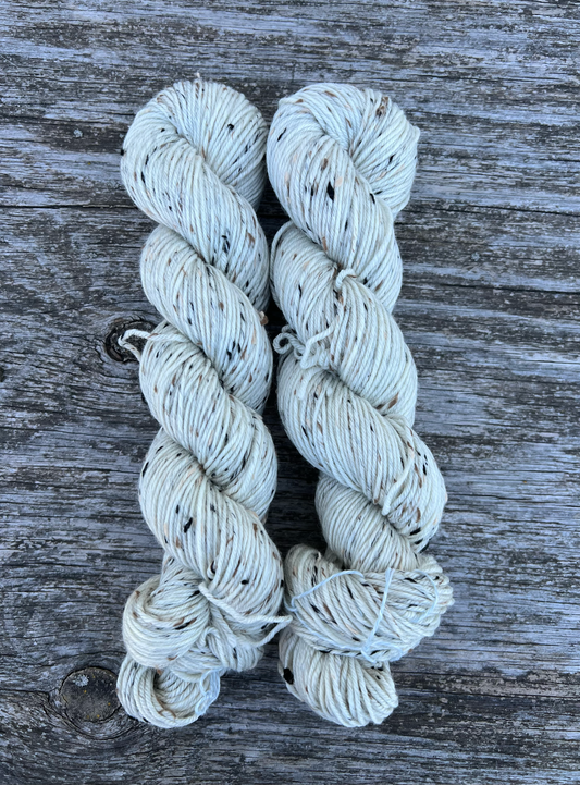 Merino Tweed ufarvet