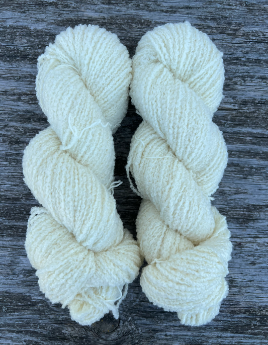 Merino Boucle - Ufarvet