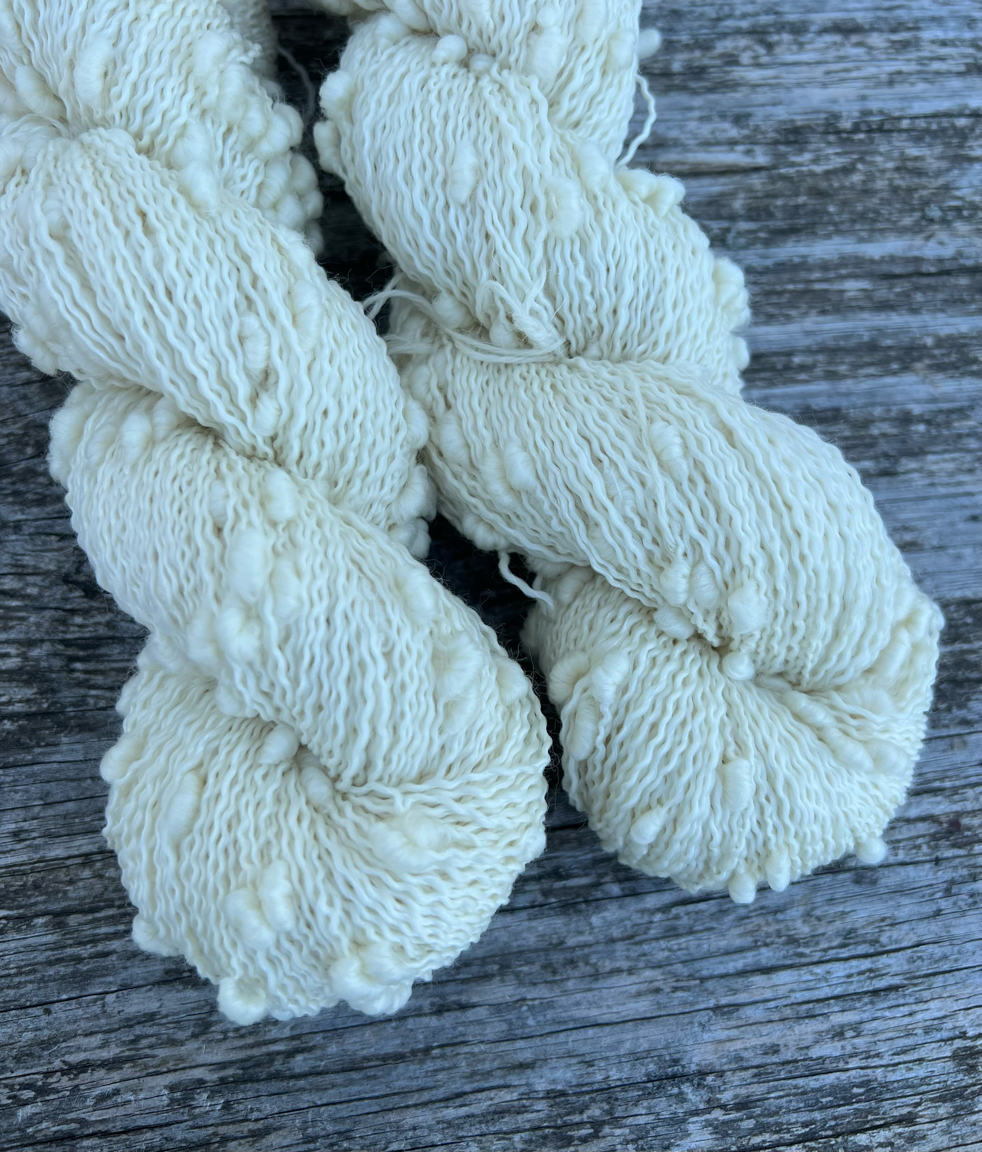 Merino Slub - ufarvet - View 2